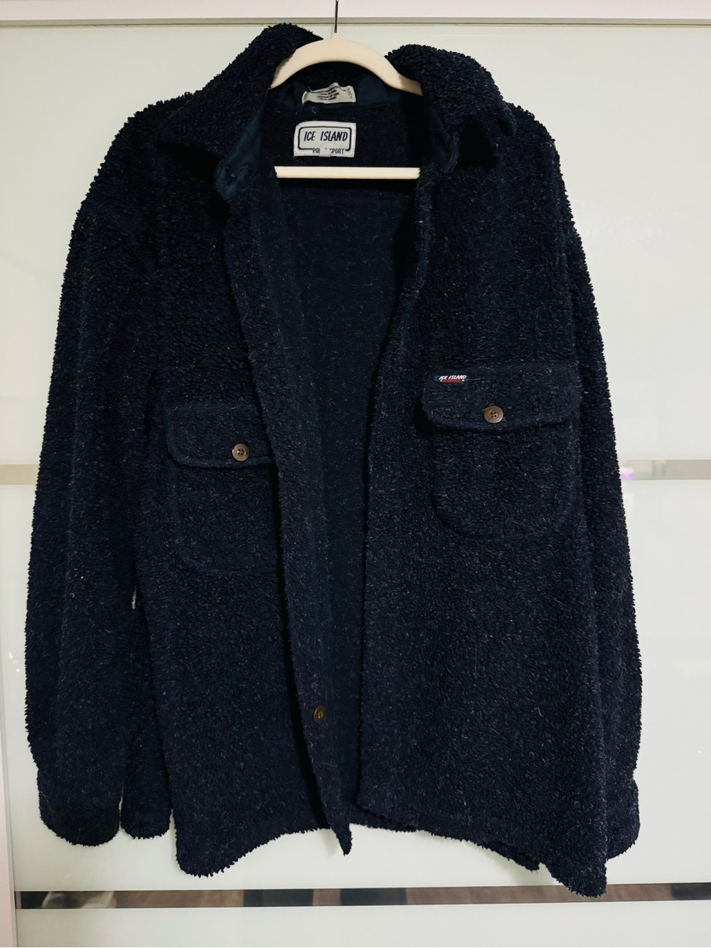 Vintage Navy blue Polar Sport Fleece Jacket